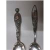 Image 2 : pair of detailed sterling silver collectors spoons - Bozeman, Montana