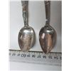 Image 3 : pair of detailed sterling silver collectors spoons - Bozeman, Montana