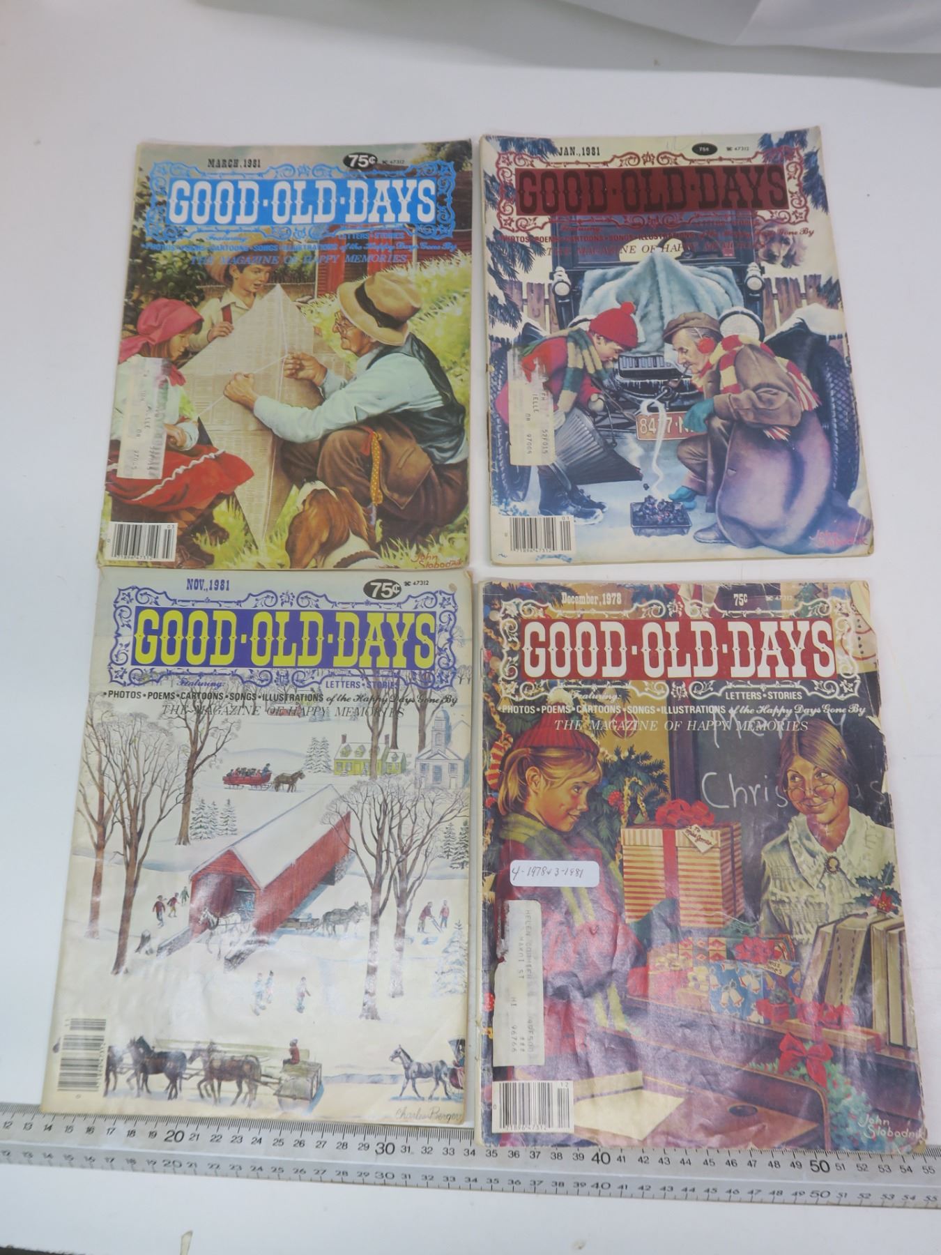 4 Good Old Days Magazine 1978 And 1981 Schmalz Auctions 4 good old days magazine 1978 and 1981 schmalz auctions