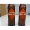 Image 2 : 2 brown Orange Crush Bottles - like new - 1 printed off center