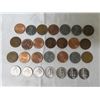 Image 1 : 21 U.S.A. peenies and 7 ten cent coins