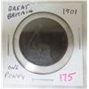 Image 1 : 1901 great Britain one penny