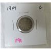 Image 1 : 1907 Canadian ten cent silver coin