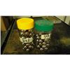 Image 1 : 2 jars of steel balls