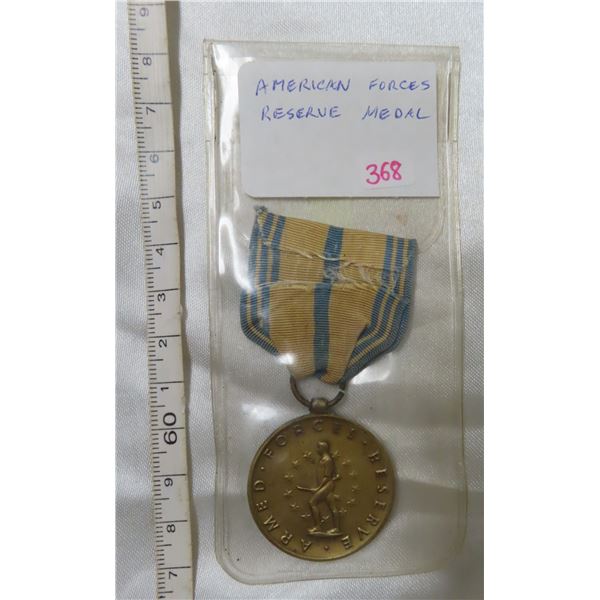 American Forces Reserve Medal. Includes ribbon.