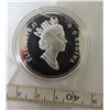 Image 2 : 1998 125th Anniversary of the RCMP Silver Dollar. Sterling Silver. Proof with Ultra Heavy Cameo. Hou