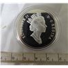 Image 2 : 1999 Juan Perez/Queen Charlotte Island Silver Dollar. Sterling Silver. Proof with Ultra Heavy Cameo.