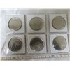 Image 2 : Lot of 6 Canadian Nickel Dollars. Includes 1970 Manitoba, 1972, 1973 PEI, 1974 Winnipeg, 1975 & 1976