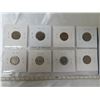 Image 2 : Lot of 8 Colony of Newfoundland coins. Includes 1938 Cent, 1941c Cent, 1942 Cent, 1943c Cent, 1947c 