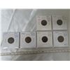 Lot of 6 U.S. Indian Head Cents. Includes 1891, 1900, 1901, 1902. 1903 & 1907. Coins grade up to F-1