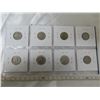 Image 2 : Lot of 8 U.S. Barber Liberty Head & Mercury Silver Dimes. Includes 1914, 1916, 1924, 1926, 1934, 193