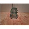 Image 1 : Vintage Dominion No 42 green glass electrical insulator