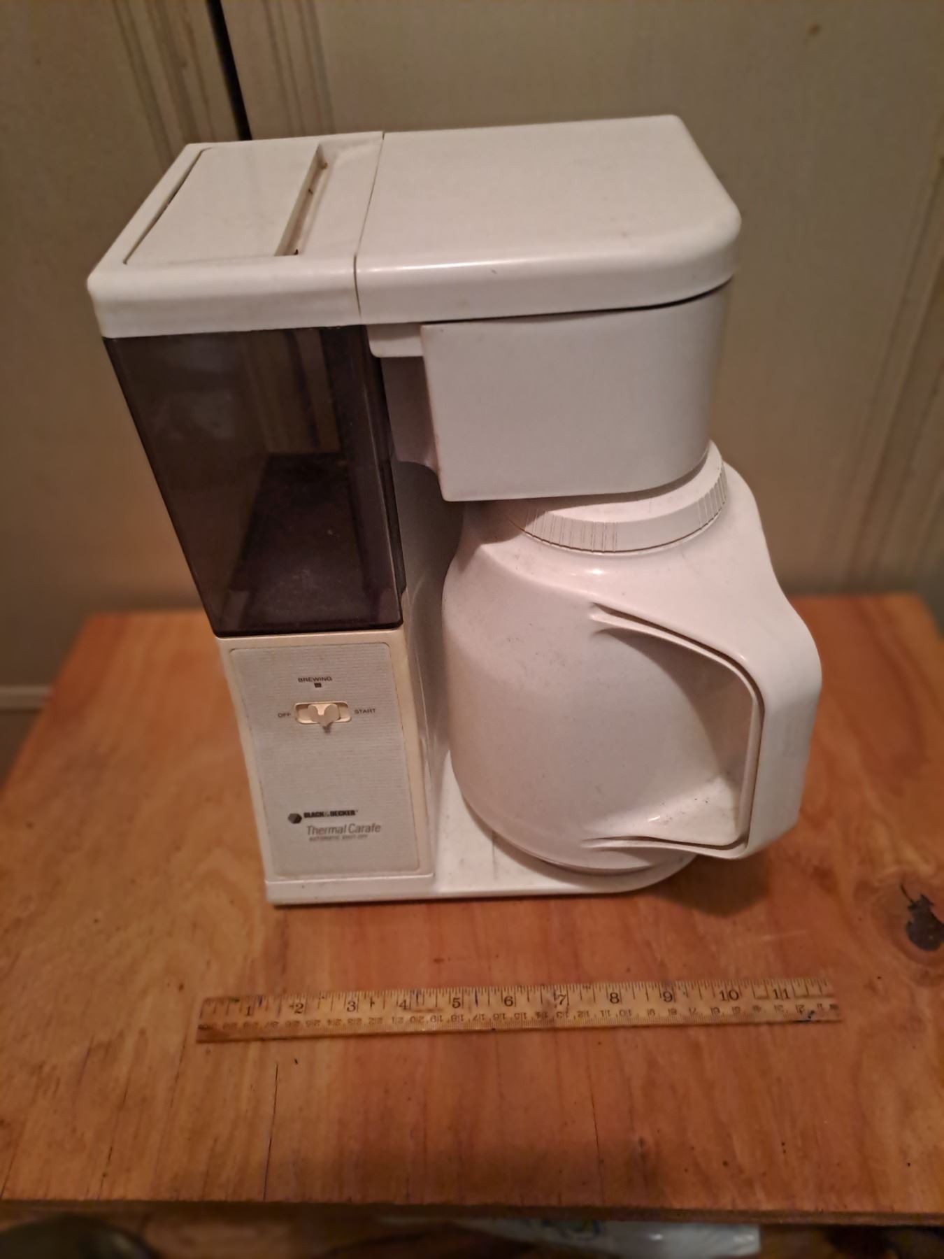 Vintage Black and Decker 8 cup thermal carafe coffee maker - Schmalz ...