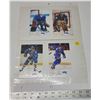 Image 1 : 8 Large Portrait hockey cards - some are signed