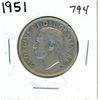 Image 1 : 1951 Canadian 50 cents