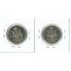 Image 2 : 1969 + 1974 Canadian 50 cents