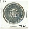 Image 2 : 1964 Canadian Silver Dollar
