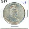 Image 1 : 1967 Canadian Silver Dollar