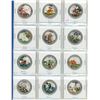 Image 1 : Page of Silver plated, Chinese zodiac coins