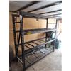 Image 1 : steel storage rack - 77"x24"x72"H