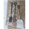 Image 1 : shovel and 2 garden shovels
