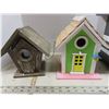 Image 2 : Lot of 3 wooden bird houses