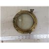 Image 2 : 11" nickel plated aluminium porthole- window ship round glass wall décor