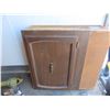 Image 1 : wooden cabinet - 32.5"x12"x31.5"