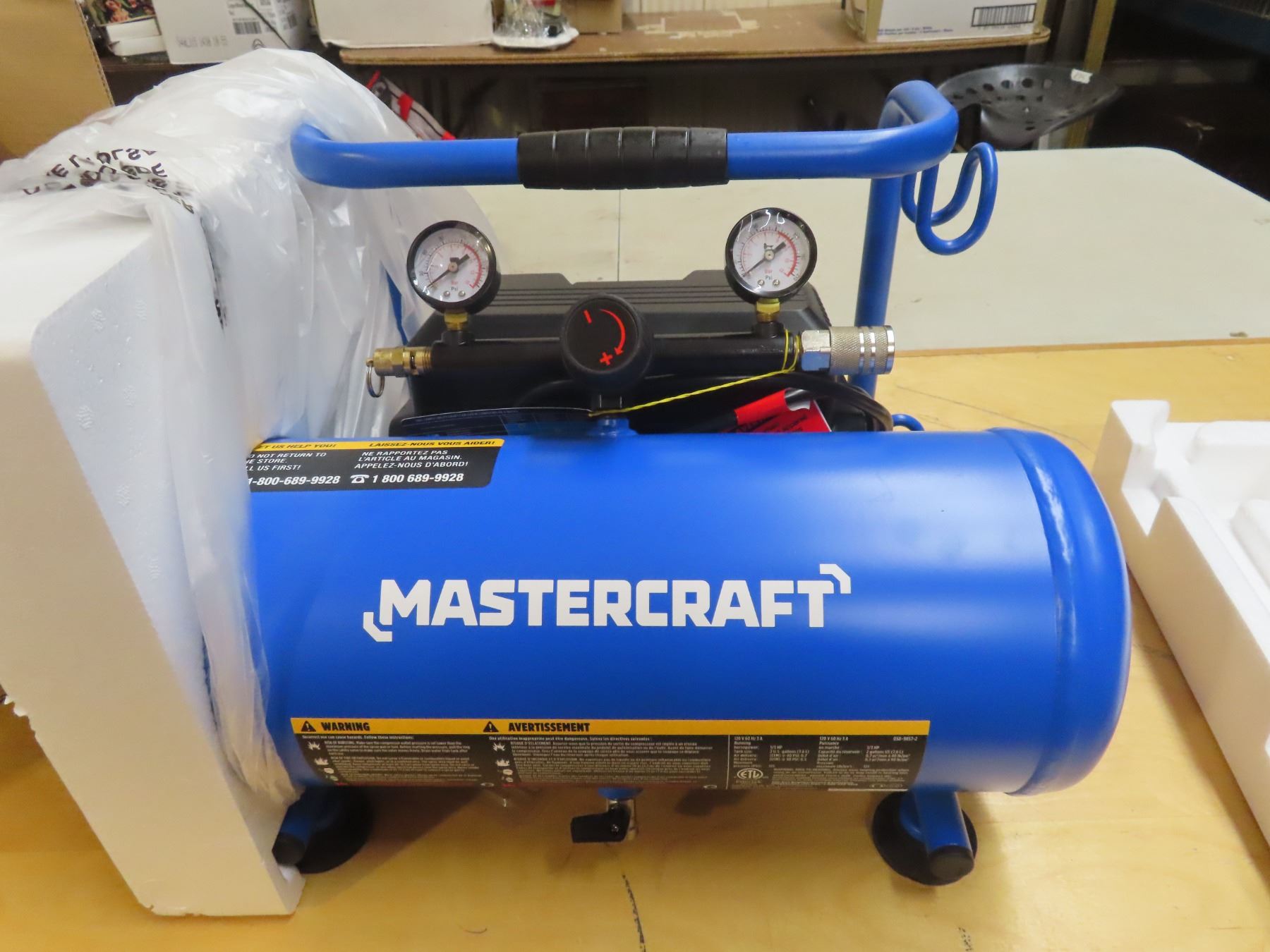 Mastercraft 5 pieces portable air compressor kit brand new Schmalz