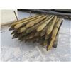 Image 2 : approx. 40x 6ft treated fence posts - 3.5" - 4"