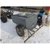 Image 2 : steel non-potable water tank on wheels with water nozzle
