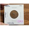 1950 Great Britain farthing coin