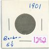 Image 3 : 1901 USA Barber 5 cent coin