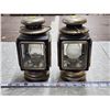 Image 1 : 2 Lantern style oil lamps