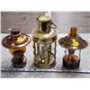 Image 1 : 3 assorted lantern oil lamps