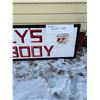 Image 2 : Large "Wally's Autobody" sign - from Blaine Lake - 8ft x 2ftW
