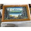 Image 1 : Framed landscape painting, by Flexhaug - 26.5"x17"