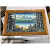 Image 2 : Framed landscape painting, by Flexhaug - 26.5"x17"