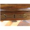 Image 5 : vintage double pedestal roll top desk - no key, some pieces loose - 60"x33"x50"H