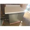 Image 1 : steel cupboard with countertop - cupboard: 28"x21"x26"H, countertop: 35"x25"