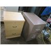 Image 1 : 2 file cabinets, locked with no keys - metal cabinet is heavy, may contain treasures