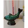 Image 2 : Blue Mountain Pottery - fish 9 1/2"w x 6 1/2"w