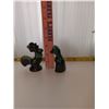 Image 1 : Blue Mountain Pottery - small rooster & small poodle