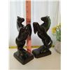 Image 1 : Blue Mountain Pottery - pair of 9 1/4" horses