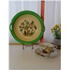 Image 1 : Large green bowl, and 1 cup & saucer - (occupied Japan)