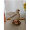 Image 5 : Pair of white birds ornament