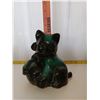 Image 1 : Blue Mountain Pottery - Cat with neck bow & ball of yarn