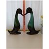 Image 1 : Blue Mountain Pottery - Pair of tall ducks - 11"h