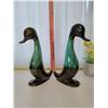 Image 3 : Blue Mountain Pottery - Pair of tall ducks - 11"h