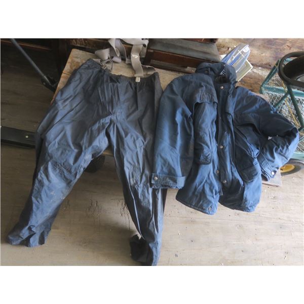 jacket and waterproof pants - both XL